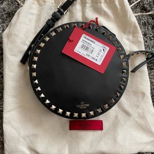 Valentino Rockstud Leather Crossbody Handbag